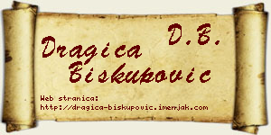 Dragica Biskupović vizit kartica